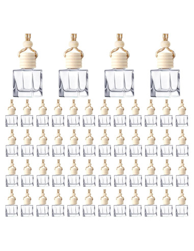 200 Botellas Difusoras de Vidrio BBTO 10ml con Tapa de Madera