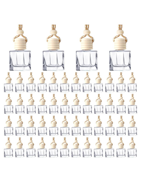 200 Botellas Difusoras de Vidrio BBTO 10ml con Tapa de Madera