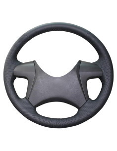 Cubierta de Volante de Cuero Genuino Eiseng para Toyota 15"