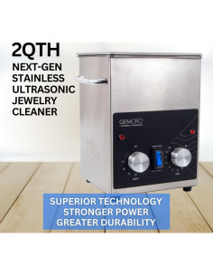 Limpiador de Joyas Ultrasonico GemOro 1.89L Acero Inoxidable 2