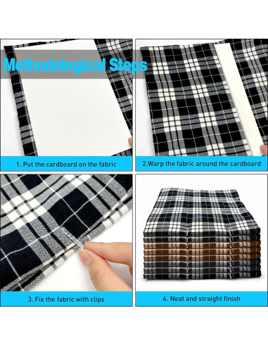 100 Tableros Organizadores de Tela XINGTS 26.7x19.1cm con Clips