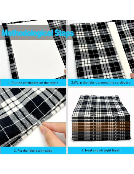 100 Tableros Organizadores de Tela XINGTS 26.7x19.1cm con Clips