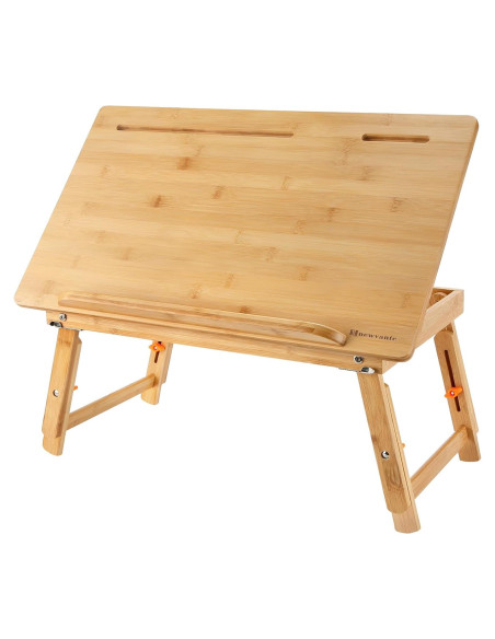 Mesa de Dibujo Ajustable Nnewvante de Bambú 60x35 cm
