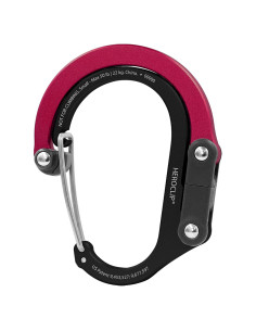Clip y Gancho GEAR AID Heroclip Pequeño 22.68 kg Negro/Rojo