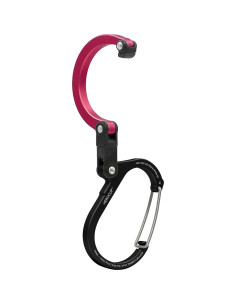 Clip y Gancho GEAR AID Heroclip Pequeño 22.68 kg Negro/Rojo 2