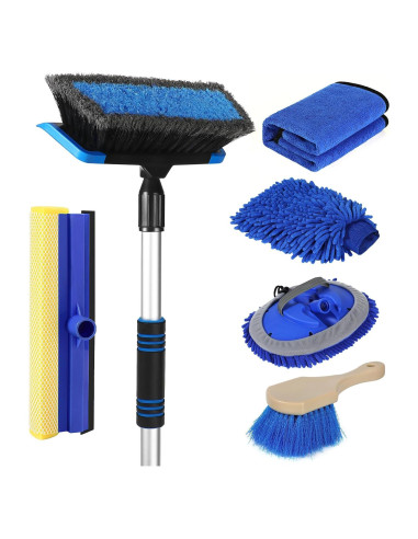 Kit de Lavado de Autos Wontolf 1.47 kg con Cepillo y Mopas