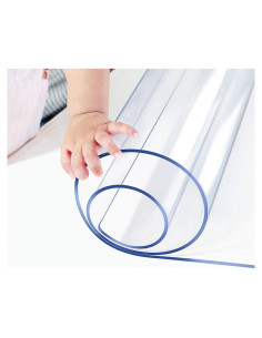 Protector de Mesa Rectangular Wadrac 55.88x111.76 cm PVC Transparente