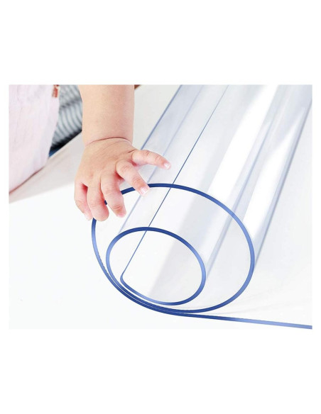 Protector de Mesa Rectangular Wadrac 55.88x111.76 cm PVC Transparente