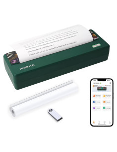 Impresora Portátil Rongta PN81 Inalámbrica 300DPI Bluetooth Verde