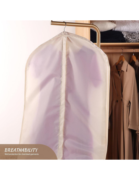 Bolsa de Traje Oxford Univivi 61x109 cm Beige Transpirable