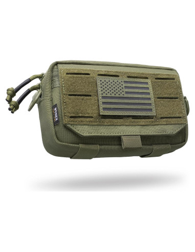 Bolsa Administrativa Molle Táctica WYNEX Verde Militar EDC