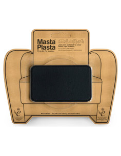 Parche de Reparación de Cuero MastaPlasta Negro 10x6 cm