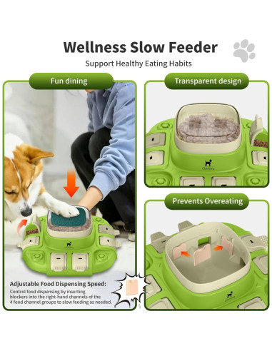 Juguete Interactivo para Perros ClariVora 3 en 1 Azul