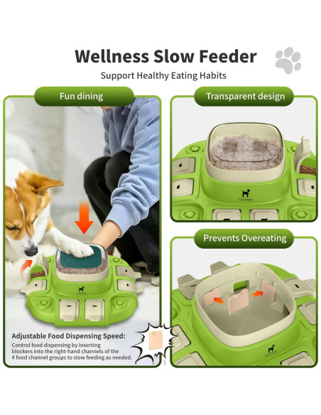 Juguete Interactivo para Perros ClariVora 3 en 1 Azul