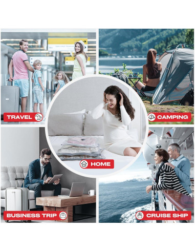 Bolsas de Sellado al Vacío HOMOH - 9 Piezas con Bomba Eléctrica