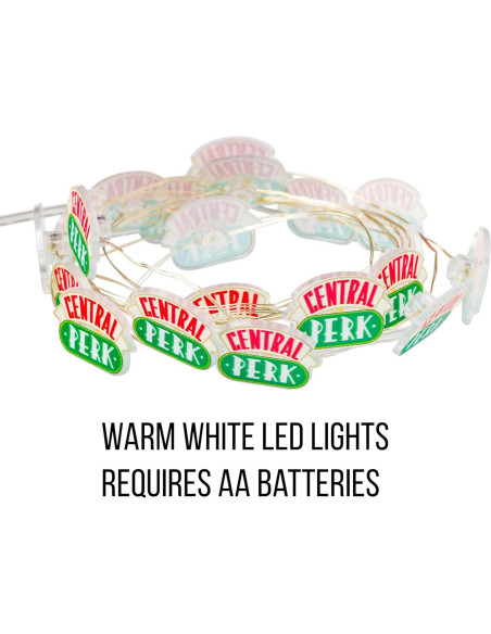 Luces de Cuerda LED Silver Buffalo Friends Central Perk 2.13m