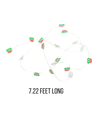 Luces de Cuerda LED Silver Buffalo Friends Central Perk 2.13m