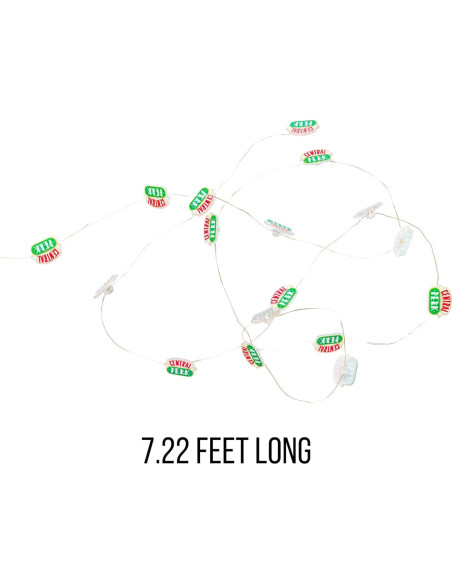 Luces de Cuerda LED Silver Buffalo Friends Central Perk 2.13m