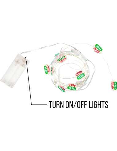 Luces de Cuerda LED Silver Buffalo Friends Central Perk 2.13m