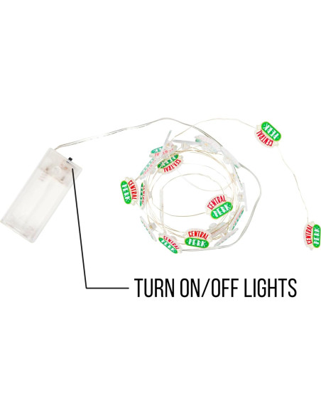 Luces de Cuerda LED Silver Buffalo Friends Central Perk 2.13m