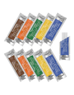 10 Recargas Ambientador de Coche RoyAroma - Lavanda, Limón, Menta, Naranja, Eucalipto