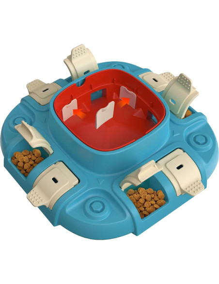 Juguete Interactivo para Perros ClariVora 3 en 1 Azul