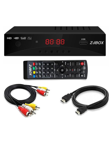 Caja Convertidora de TV Digital ZJBOX ATSC Full HD 1080p