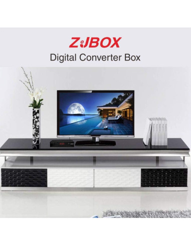 Caja Convertidora de TV Digital ZJBOX ATSC Full HD 1080p