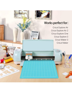 Alfombrilla de Corte Gwybkq 30.48x30.48 cm Azul - 3 Piezas para Cricut 2