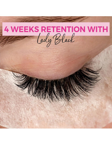 Pegamento para Extensiones de Pestañas Lady Black 5ml - Secado 3-4s