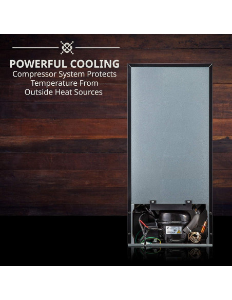 Enfriador de Vino Ivation 18 Botellas Independiente Negro