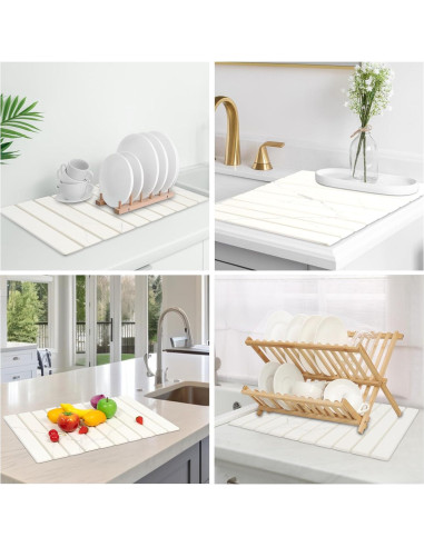 Alfombrilla de Secado de Piedra Diatomácea EKRHORBY 61x41cm