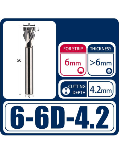 Cortador CNC Neon Hozly 6mm Carburo de Tungsteno