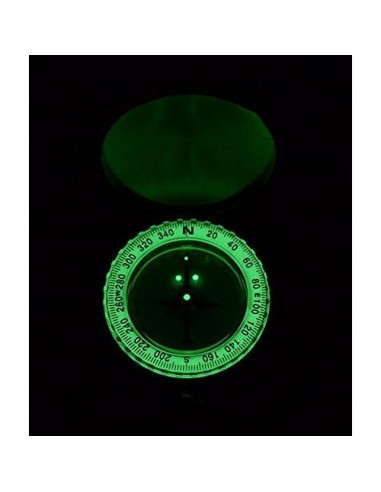 Brújula de bolsillo Stanley London dorada impermeable 5 cm