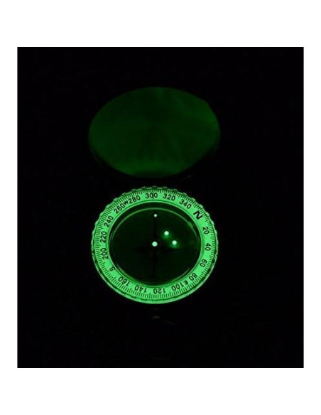 Brújula de bolsillo Stanley London dorada impermeable 5 cm