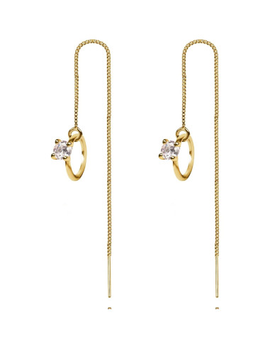 Cadena de Soporte para Auriculares Inalámbricos Aomufid - Anillo Dorado