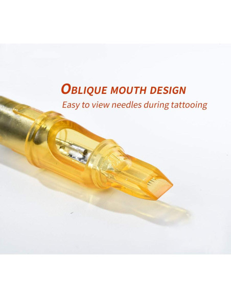 Agujas de Cartucho 1RL YILONG 20pcs 0.35mm para Tatuaje