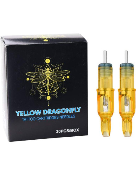 Agujas de Cartucho 1RL YILONG 20pcs 0.35mm para Tatuaje