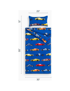 Saco de Dormir para Niños Despertar en Nubes 139.7x76.2cm Azul 2