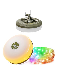 Cadena de Luces HAMLITE 8.99m RGB Camping Recargable