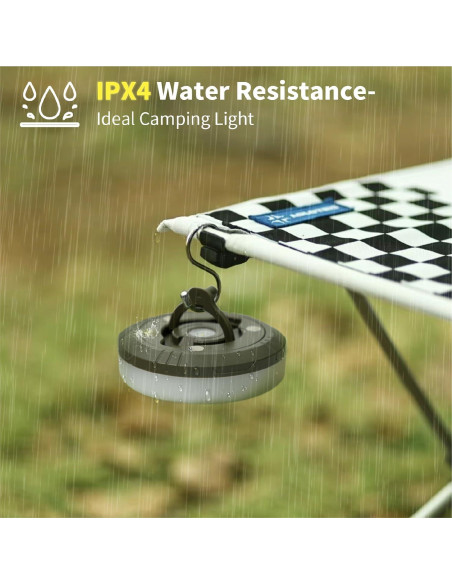 Cadena de Luces HAMLITE 8.99m RGB Camping Recargable