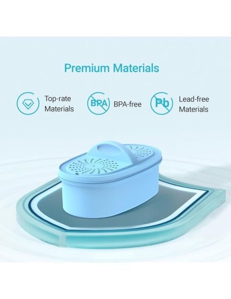 Filtro de Agua Alcalina AQUA CREST AQK-DF-AL-A, 1 Cuenta