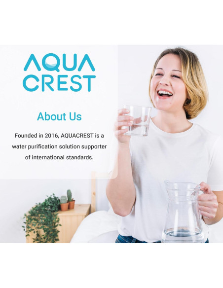 Filtro de Agua Alcalina AQUA CREST AQK-DF-AL-A, 1 Cuenta