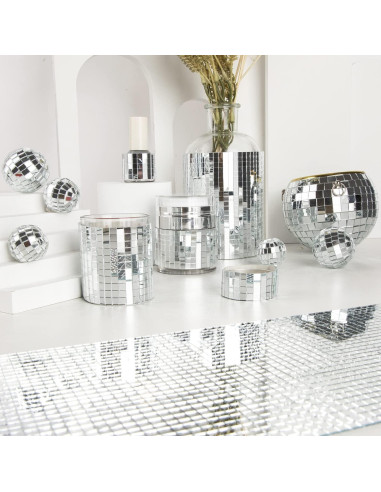 5400 Azulejos de Espejo Mosaico MGZTTHW 5x5mm Autoadhesivos