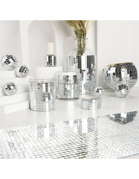 5400 Azulejos de Espejo Mosaico MGZTTHW 5x5mm Autoadhesivos 5400 Azulejos de Espejo Mosaico MGZTTHW 5x5mm Autoadhesivos