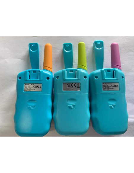 Walkie Talkies Selieve para Niños - Paquete de 3 - Rango 3 KM