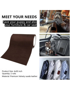 Parche de Reparación de Terciopelo Autoadhesivo MOONSJONES 2 Pzs 2