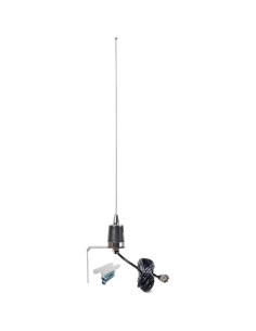 Antena HYS UHF VHF 53.34cm con Soporte NMO y Cable 3.96m 2
