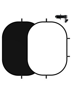 Fondo Plegable 1.0x1.5m Selens Negro Blanco para Fotografía