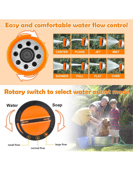 Accesorio de Manguera KSSZZCO para Lavado de Perros con Jabón